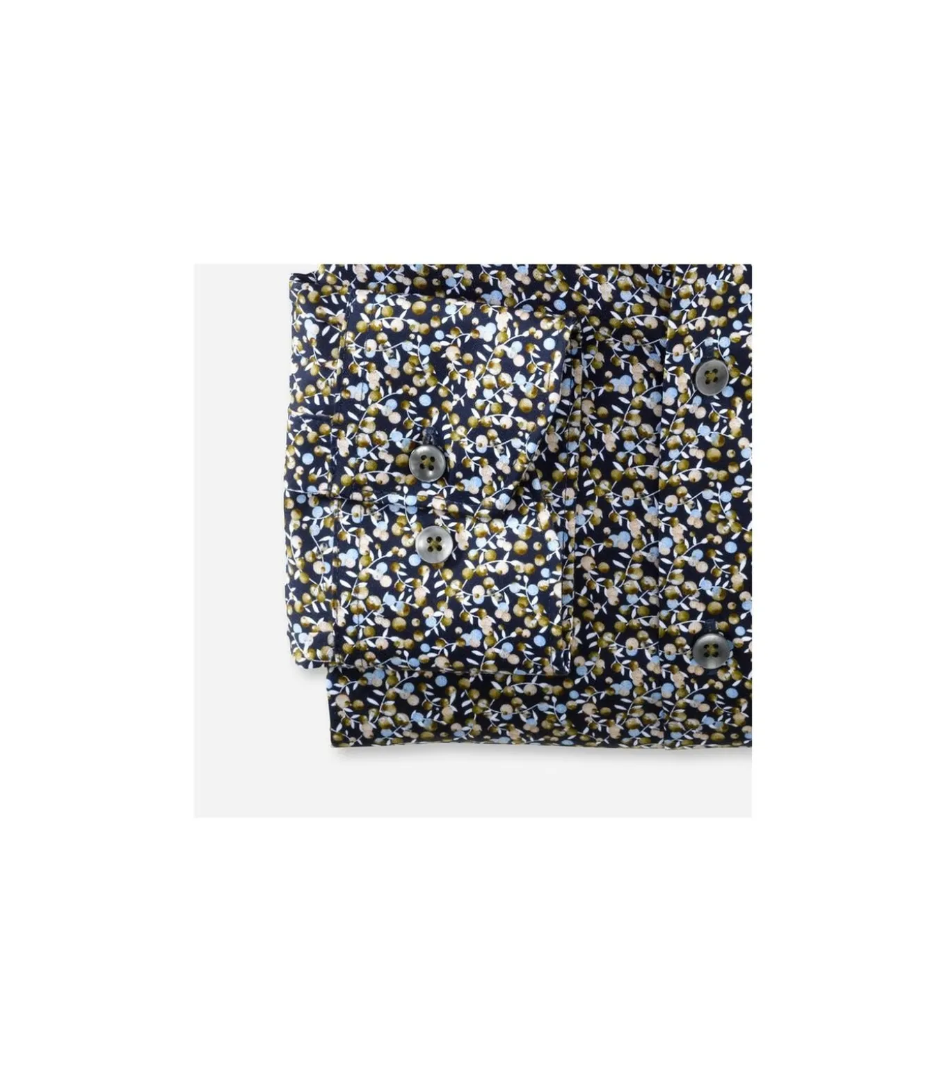 Overhemd Luxor Modern Fit Donkerblauw / Olijfgroen