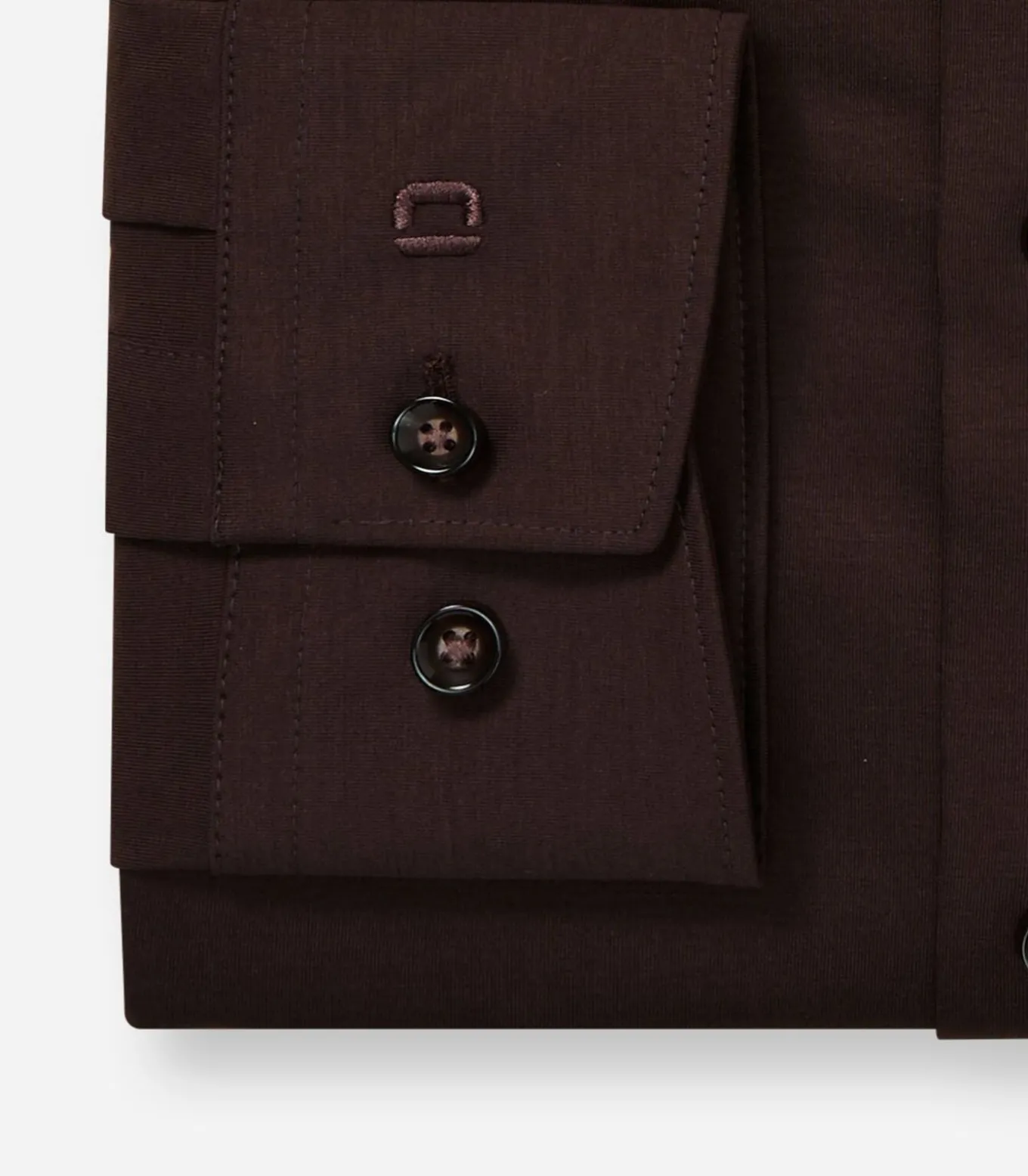 Overhemd Modern Fit 24/7 Jersey Donkerbuin