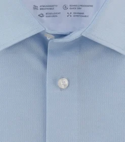Overhemd Shirts 24/7 Stretch Lichtblauw