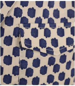 Overhemd Beige Print