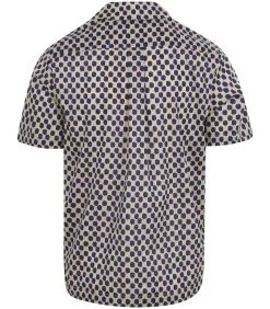 Overhemd Beige Print