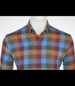 Overhemd Eden Vally regular fit ruit