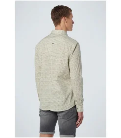Overhemd Print Groen