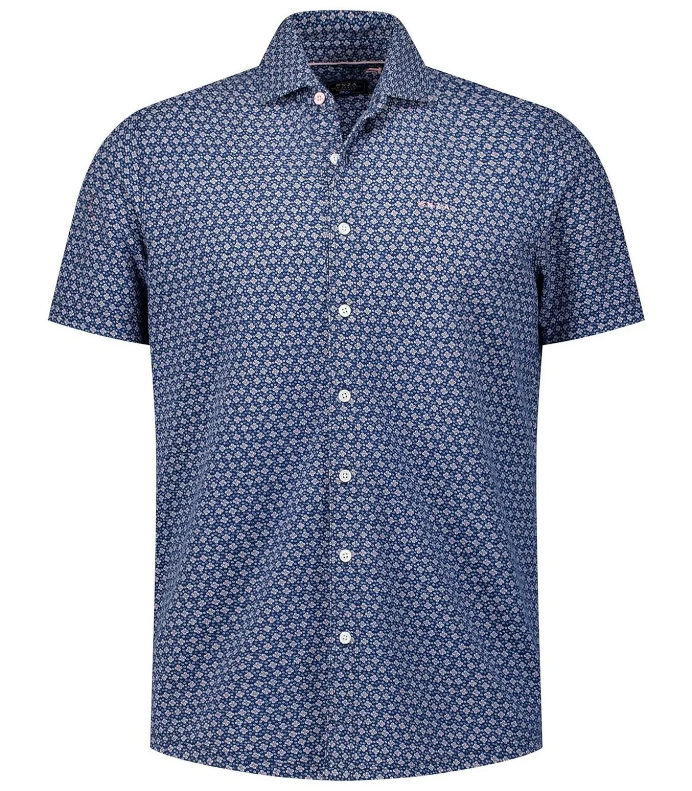 Overhemd Short Sleeve Jake Blauw