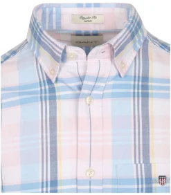 Overhemd Tartan Ruit Roze
