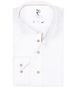Overhemd Twill Wit