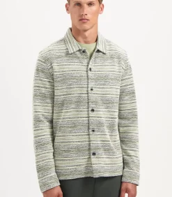 Overshirt in gebreide stof