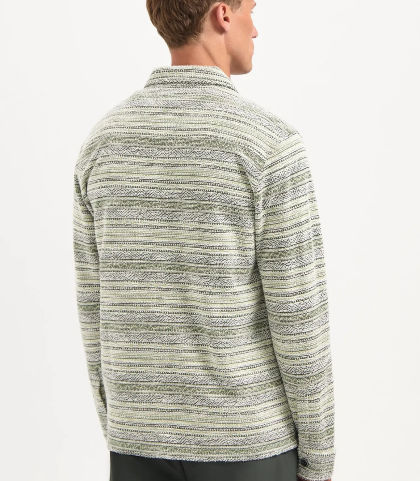 Overshirt in gebreide stof
