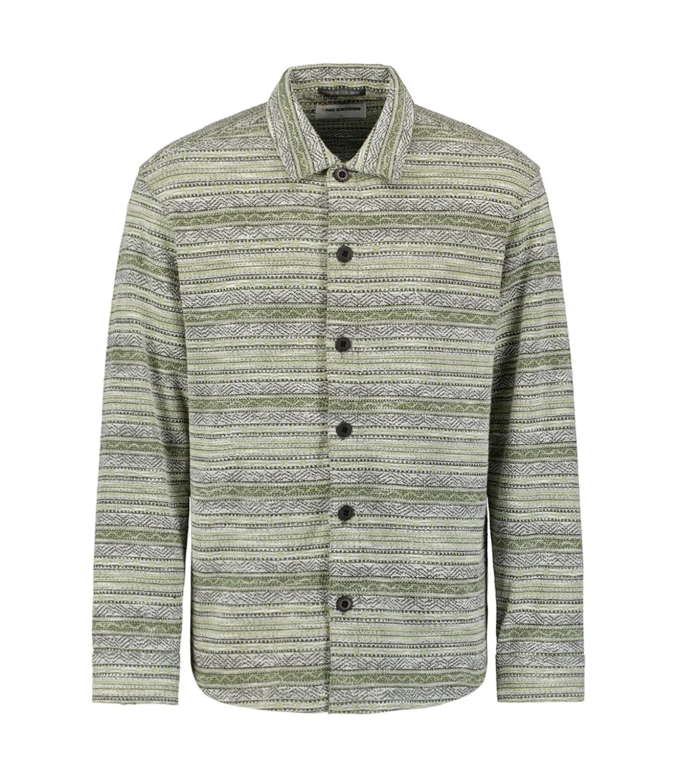 Overshirt in gebreide stof