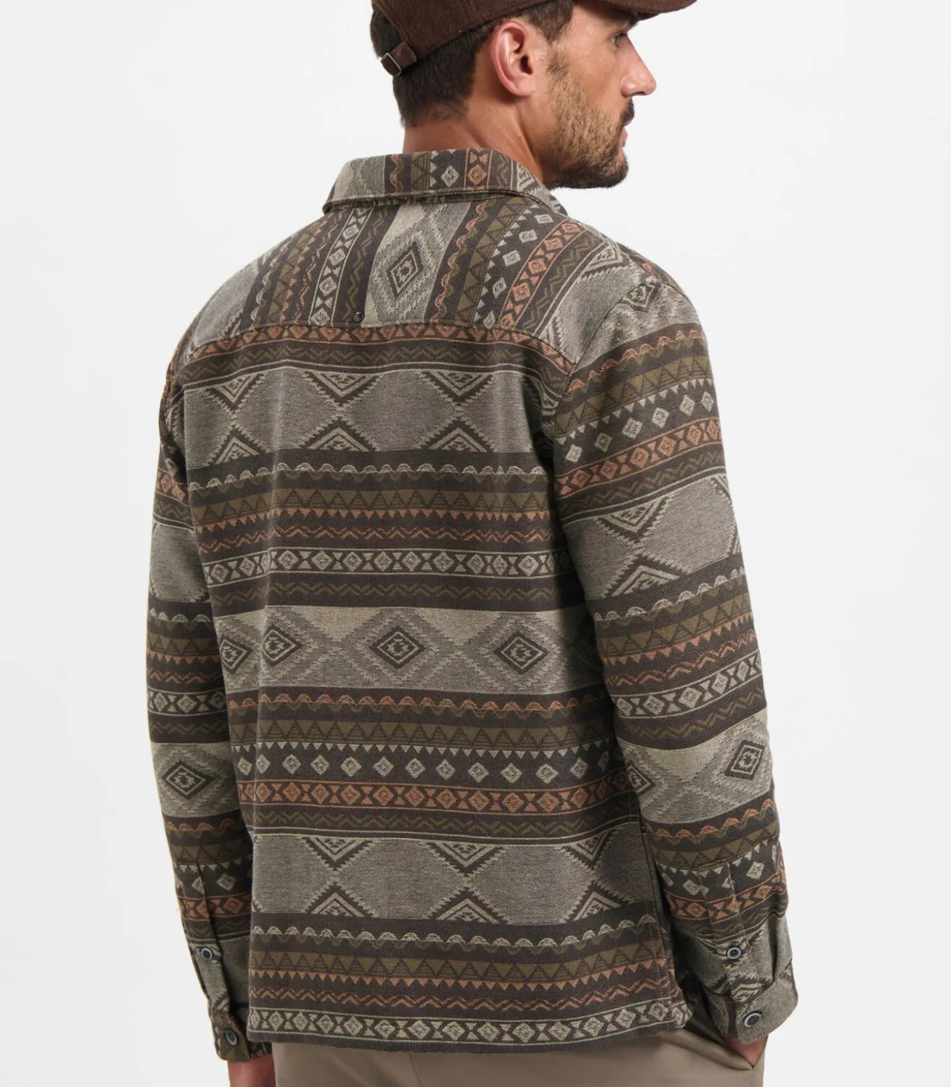 Overshirt in jacquardstof