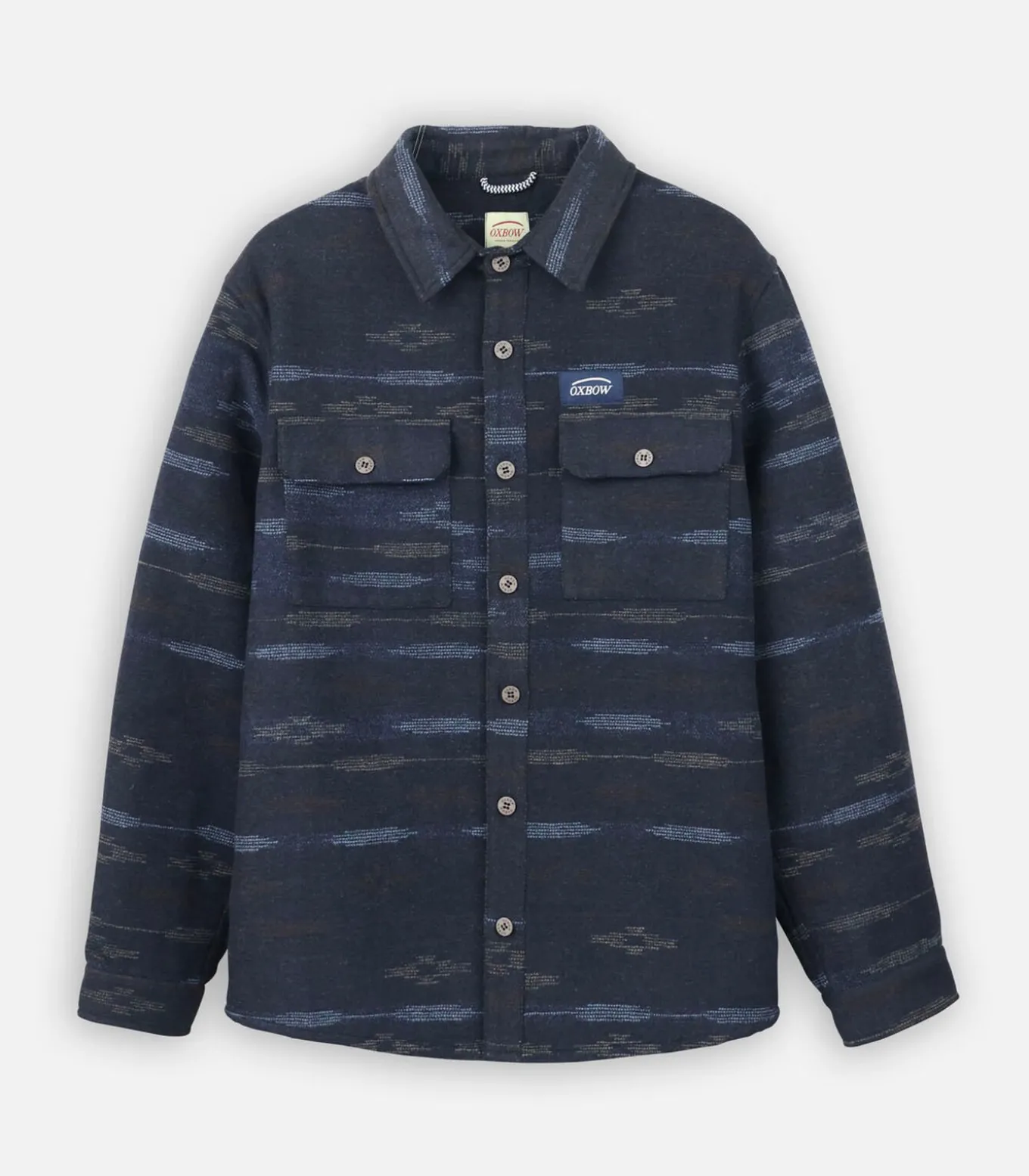 Overshirt van jacquard NIGHTFALL