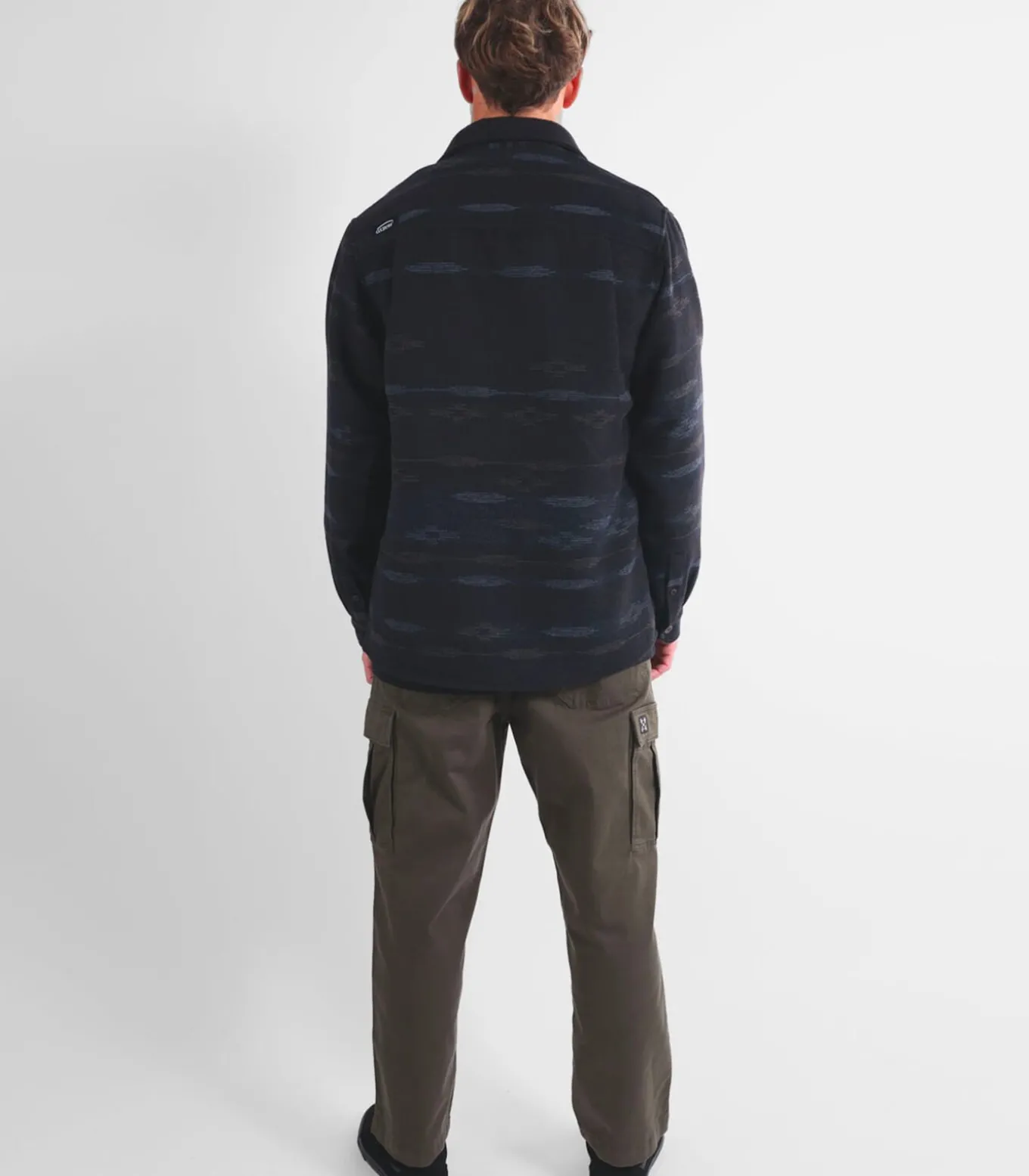 Overshirt van jacquard NIGHTFALL