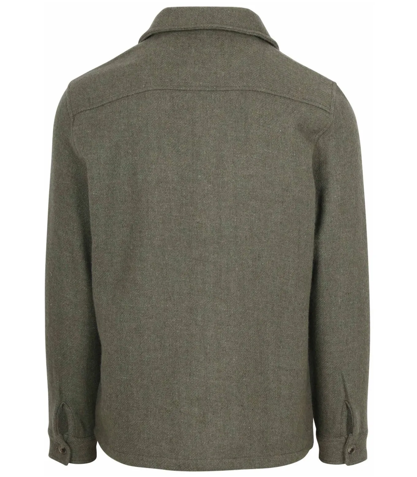 Overshirt Wool Blend Groen