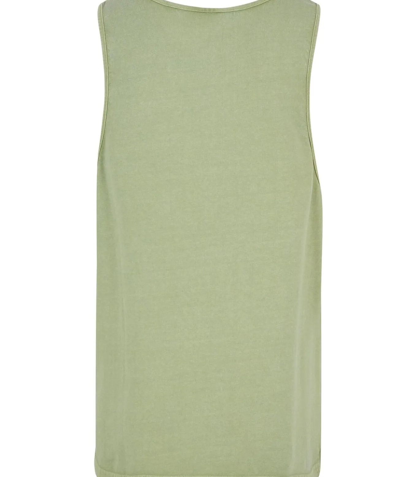Oversized zuurgewassen tank top