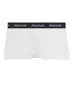 Pack met twee witte boxershorts met Polo Club-logo