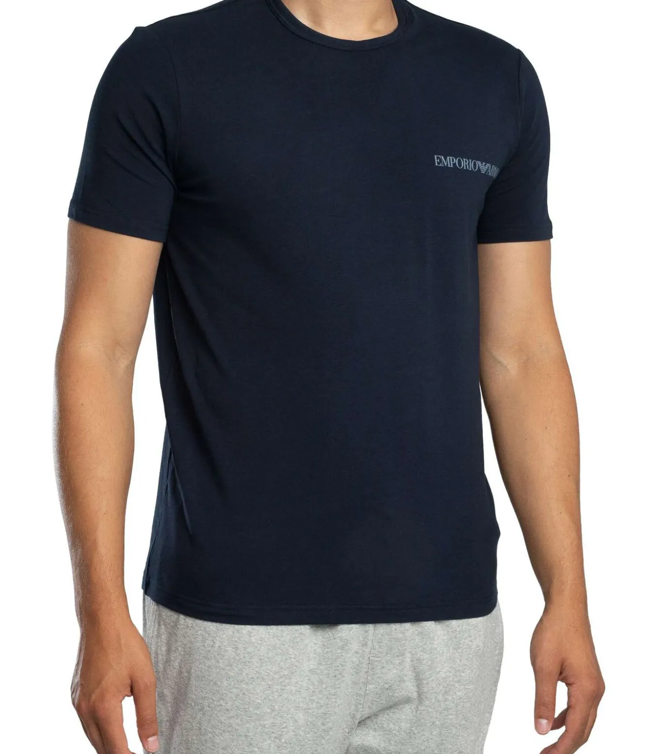 2-Pack Stretchkatoenen Lounge-T-Shirts