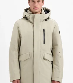 Parka met klepzakken en capuchon