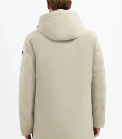 Parka met klepzakken en capuchon