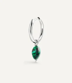 PIERCING CREOOL BAROQUE MALAQUITA