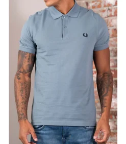 Plain polo - stockport blue navy