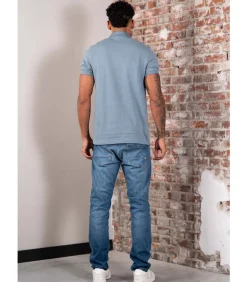 Plain polo - stockport blue navy