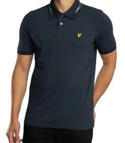 Poloshirt Met Gestreept Uiteinde