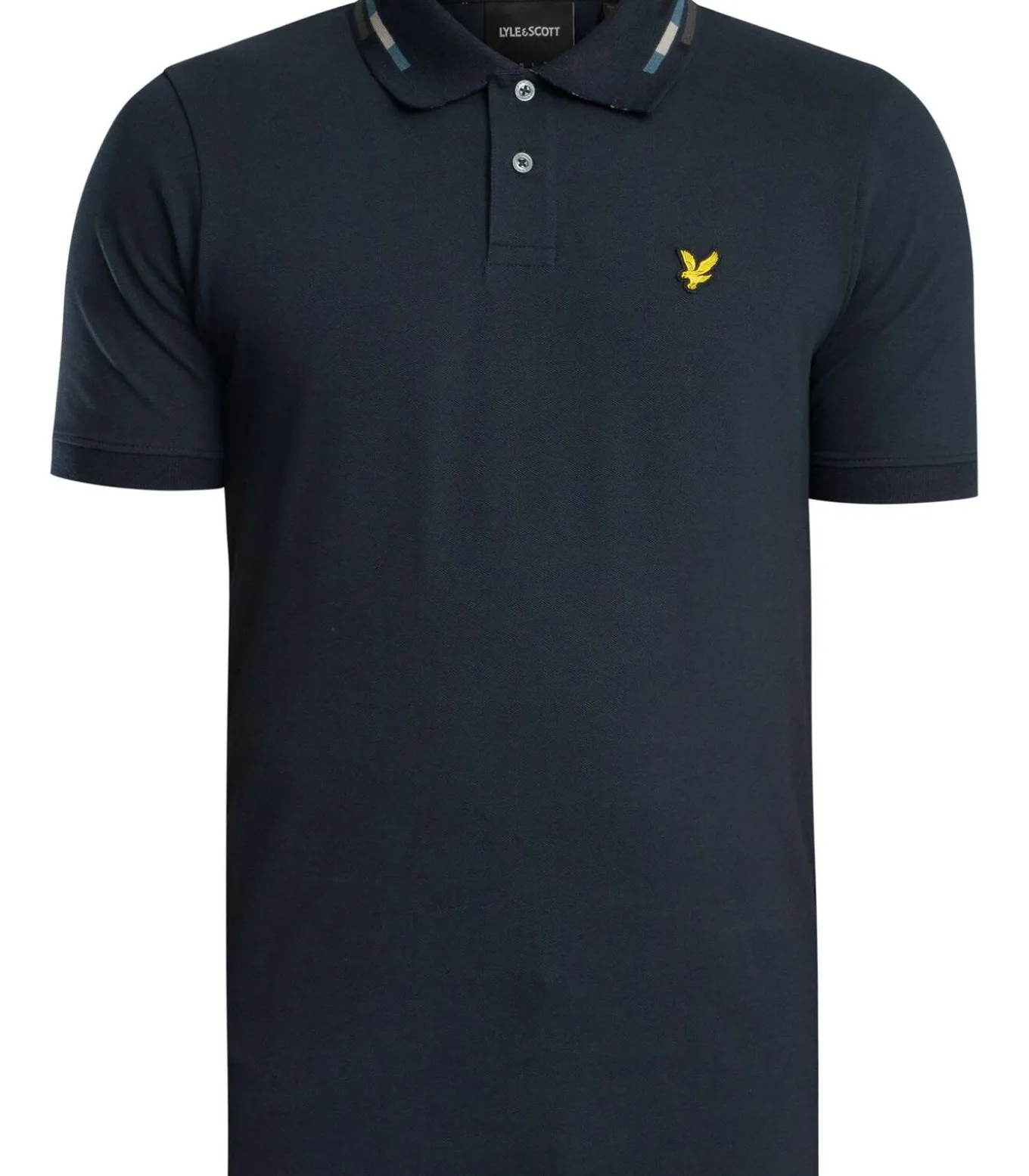Poloshirt Met Gestreept Uiteinde