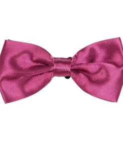 Polyester Strik Aubergine Rood
