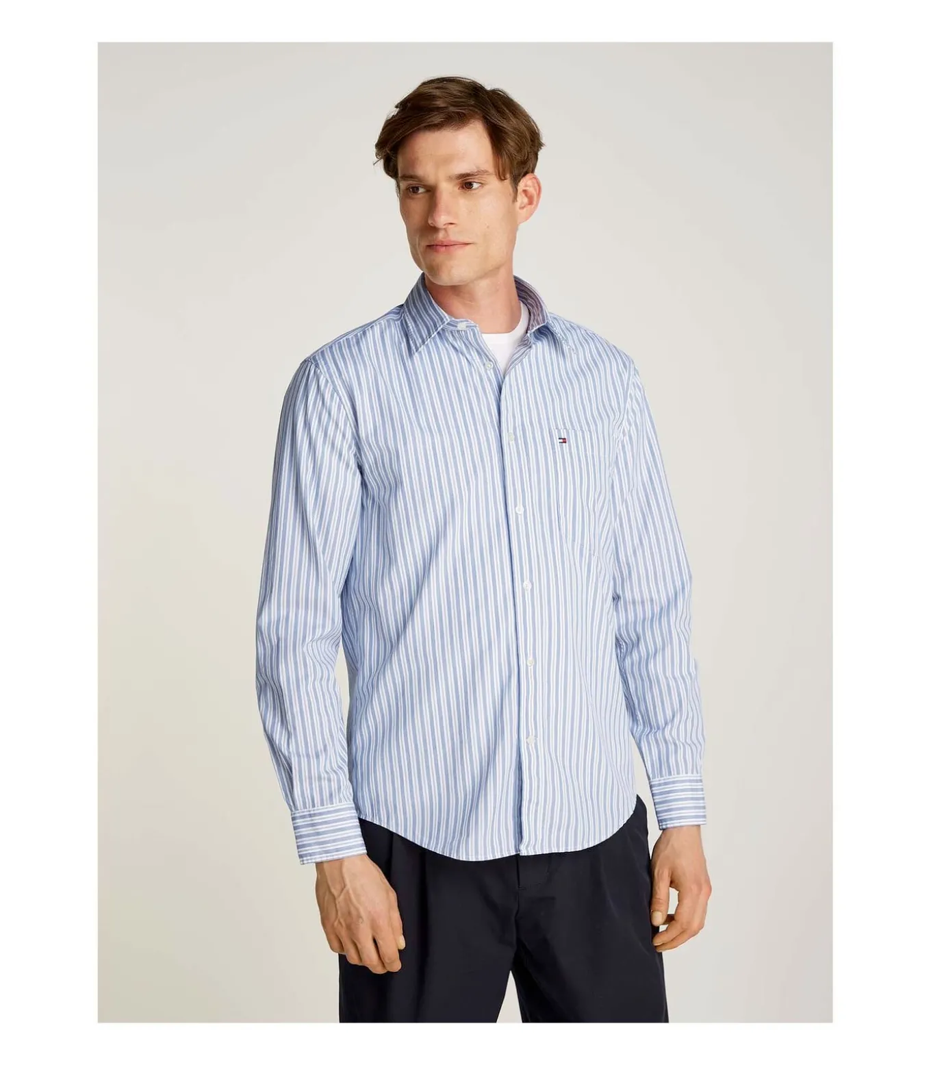 Poplin Thin Stripe R