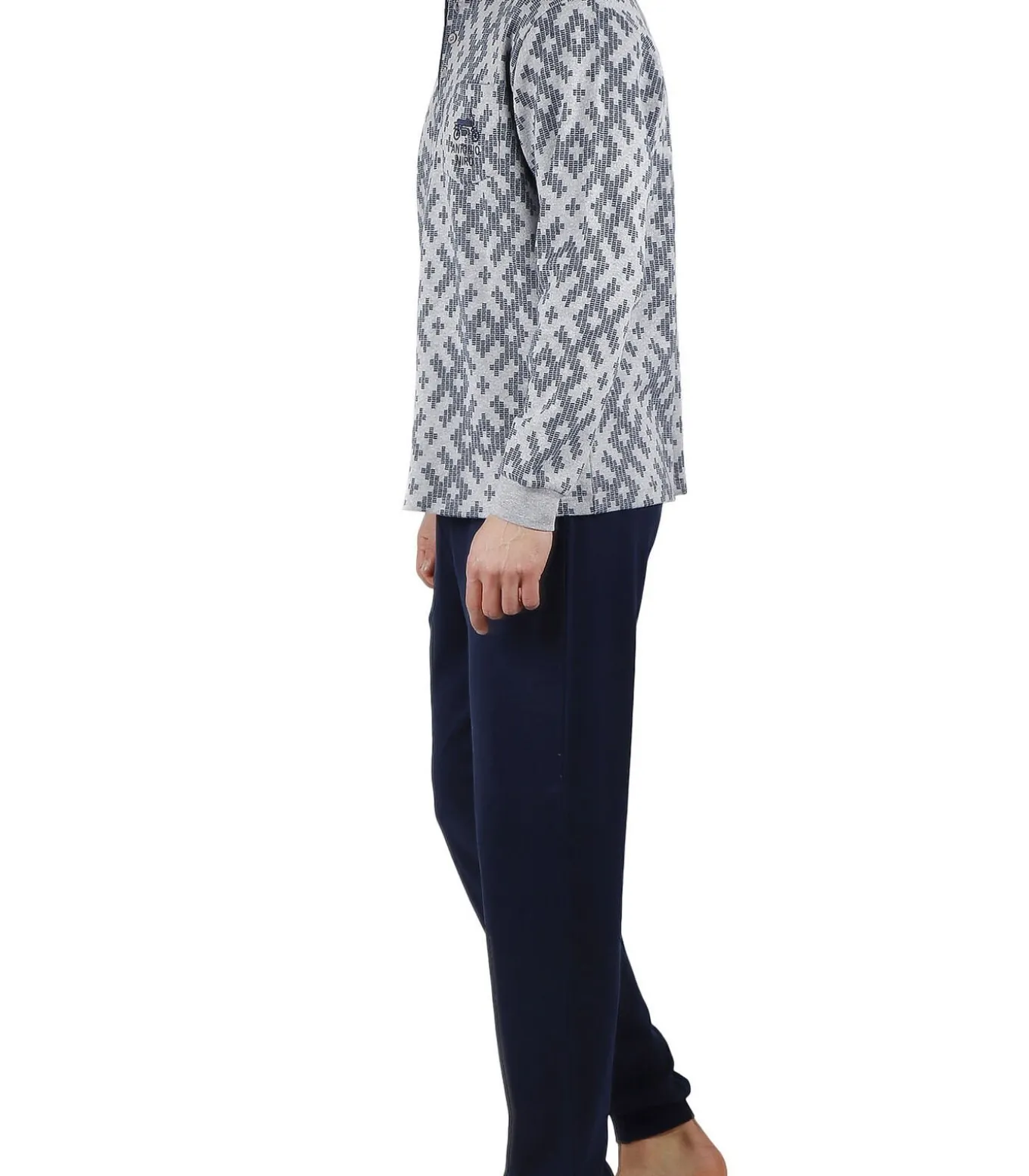 Pyjama broek en top Jacquard Racing Antonio Miro