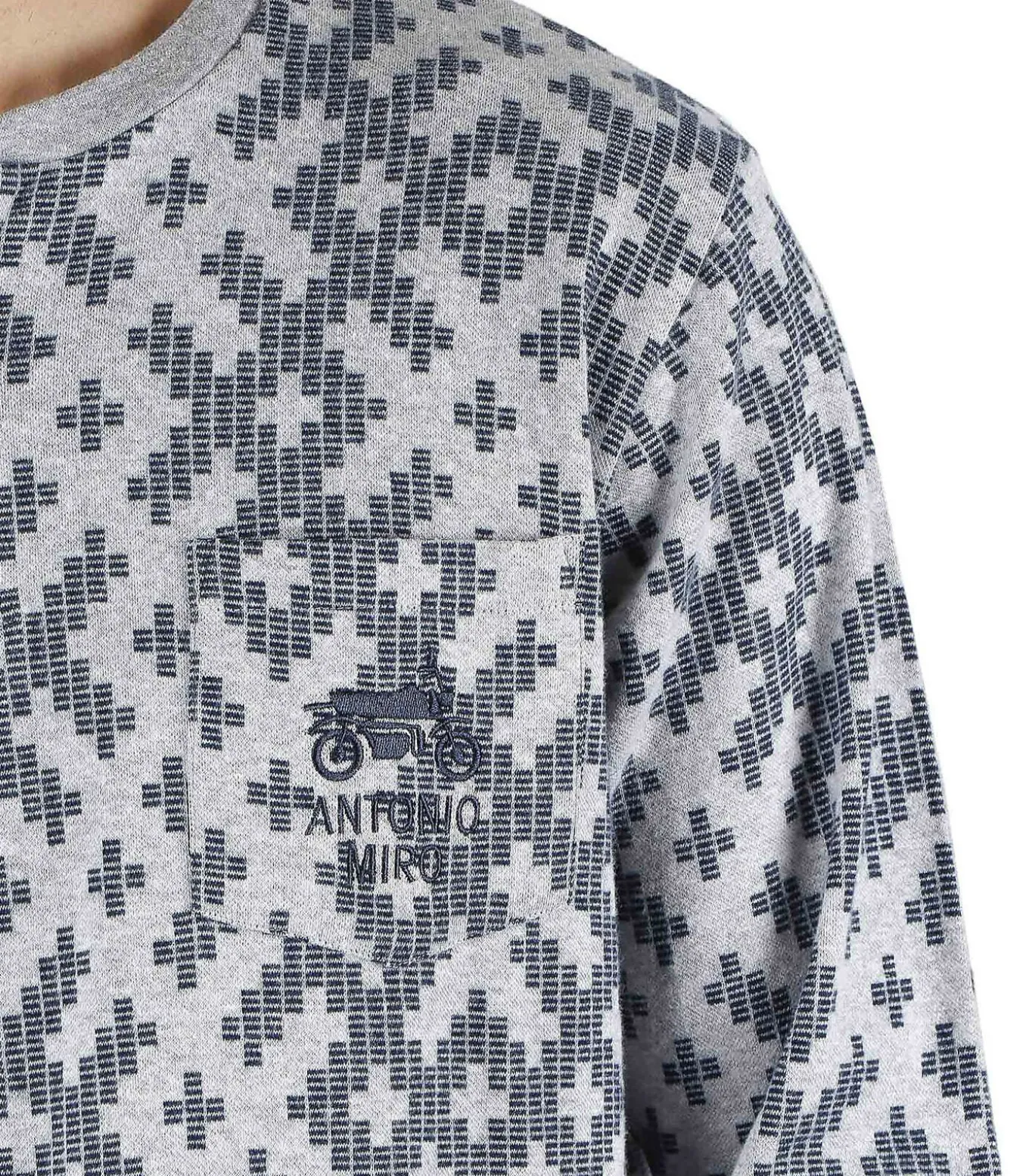 Pyjama broek en top Jacquard Racing Antonio Miro