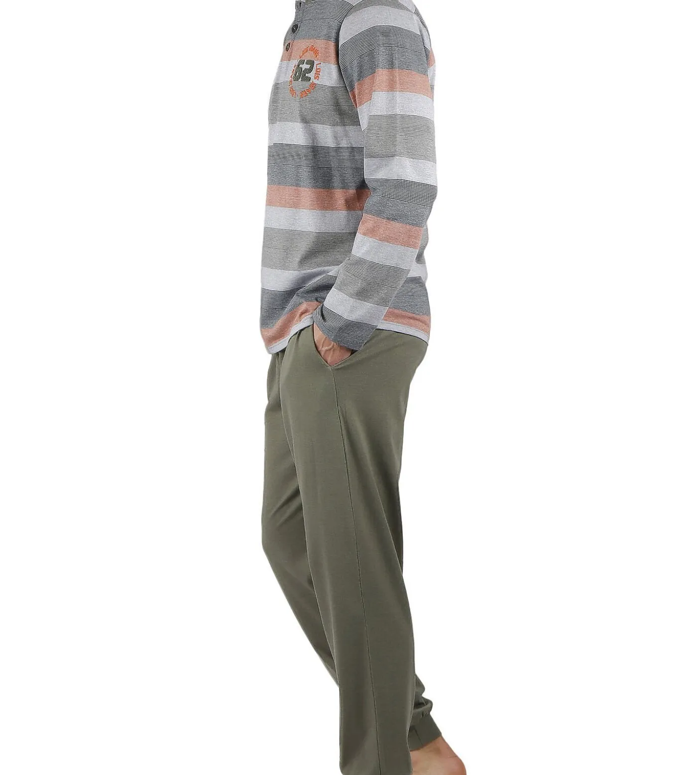 Pyjama broek en top Rayas Camouflage Lois