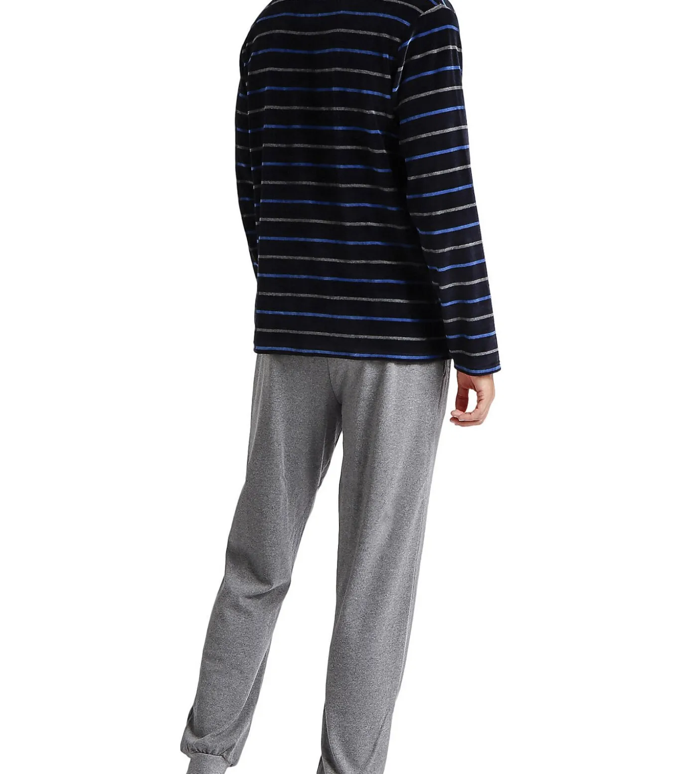 Pyjama broek en top Velour Blues