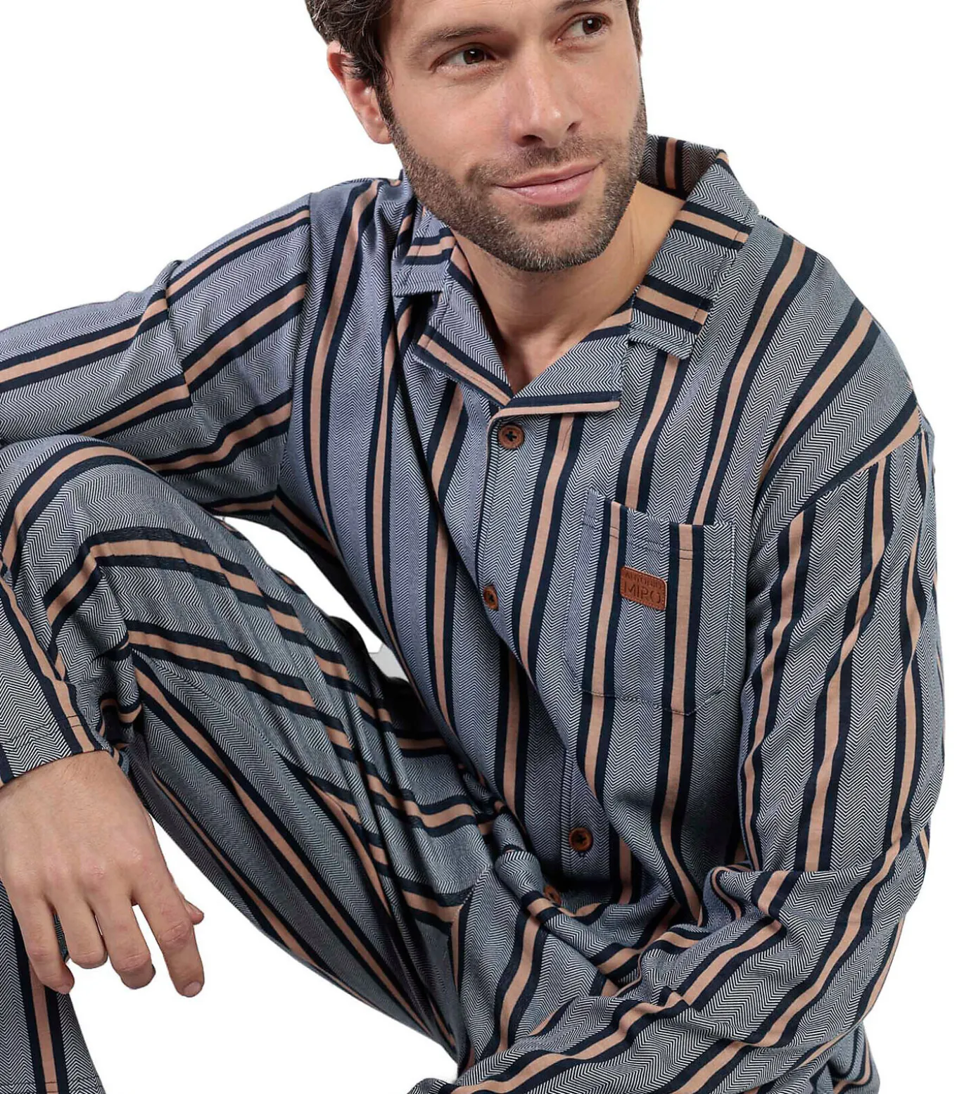 Pyjama broek shirt lange mouwen Pointe Antonio Miro