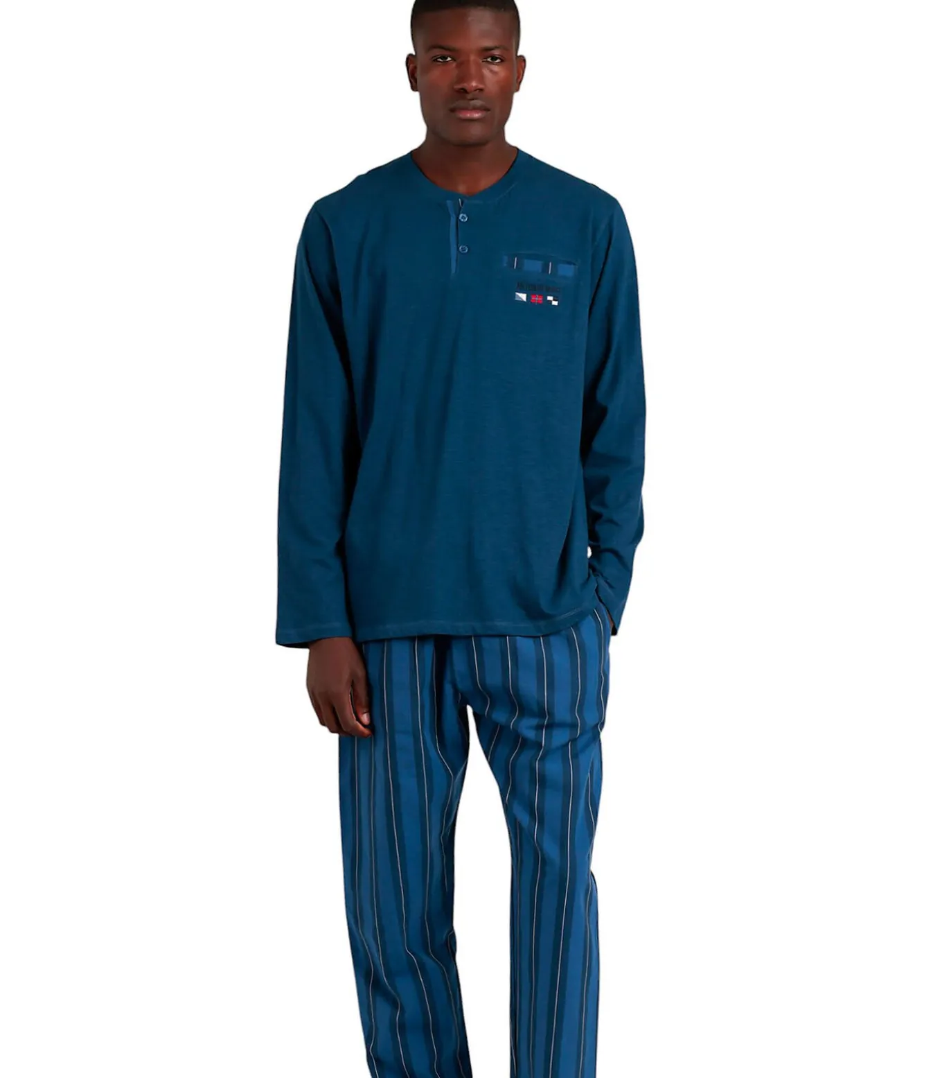 Pyjama broek top lange mouwen Flags Antonio Miro