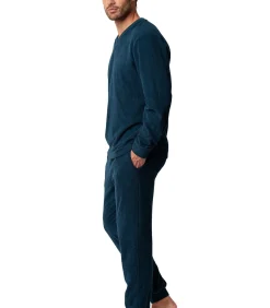 Pyjama broek top lange mouwen Checks Texture