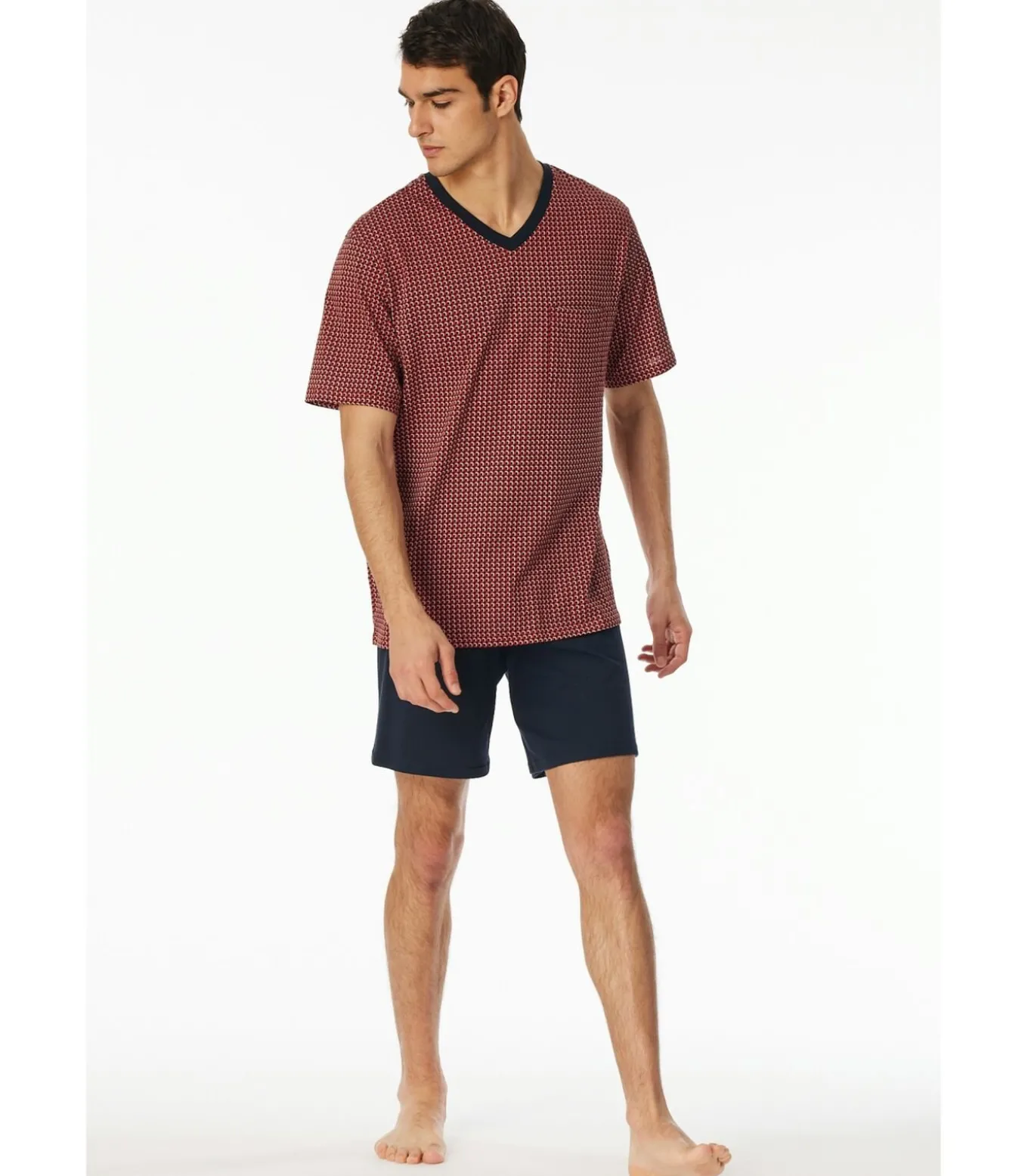Pyjama Kort Rood