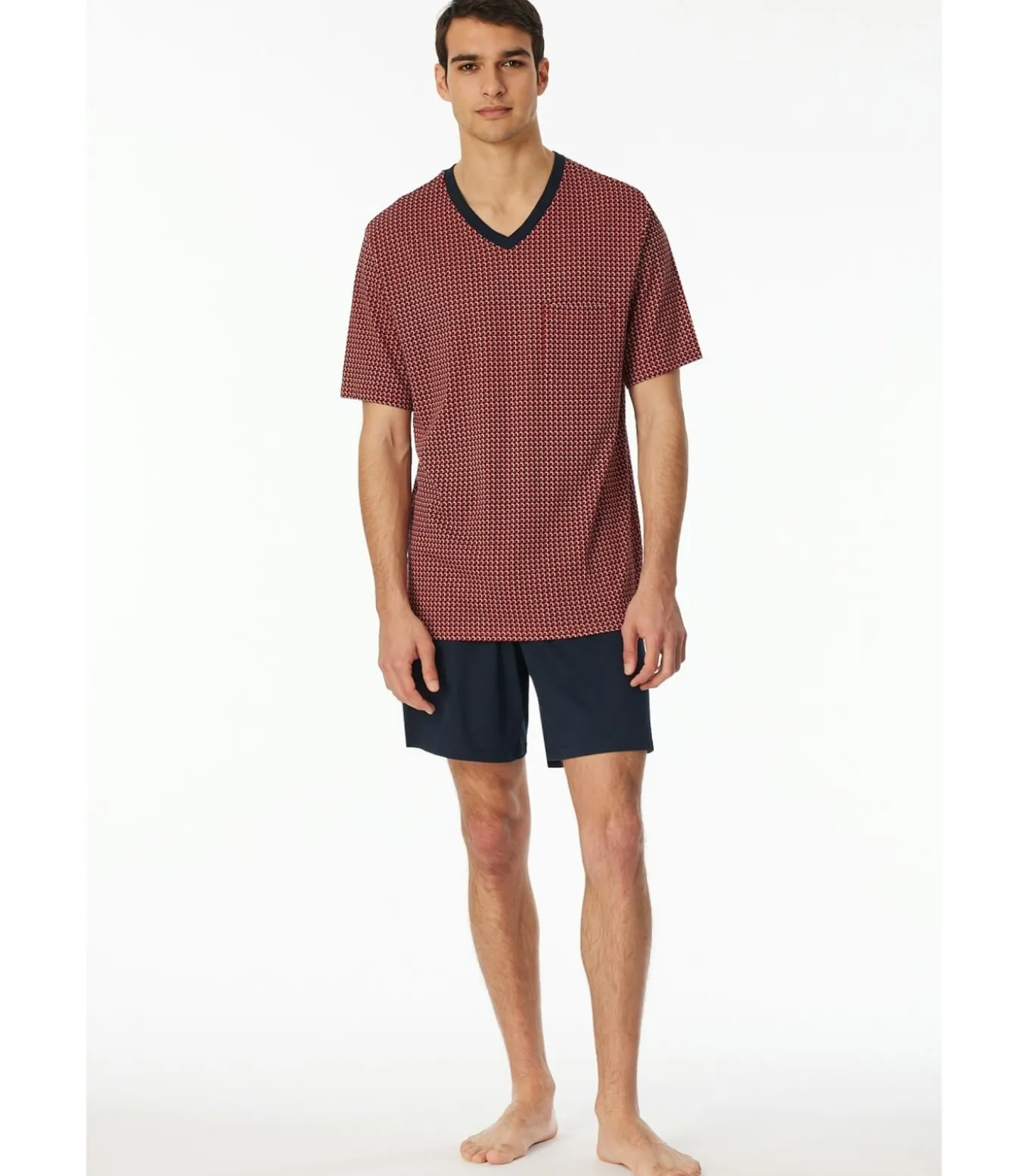 Pyjama Kort Rood