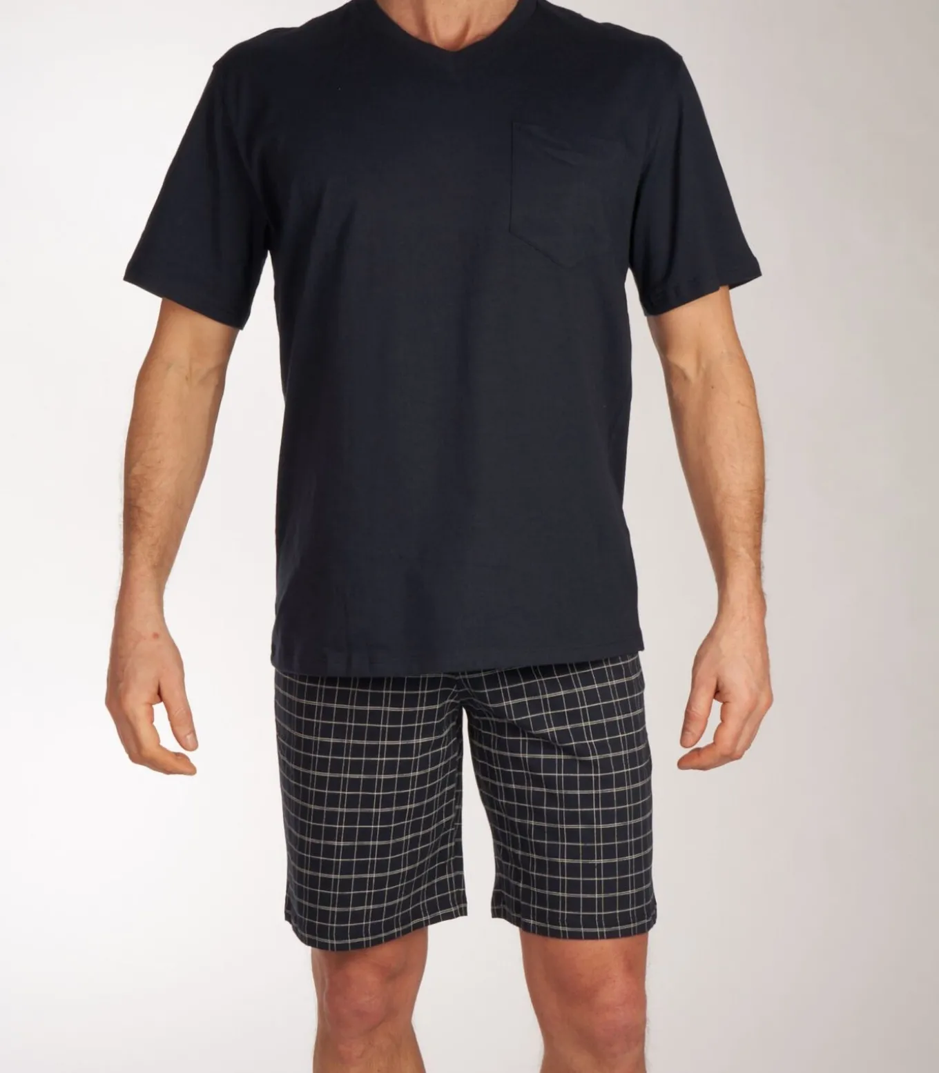 pyjama korte broek ebony blue
