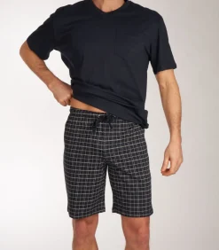 pyjama korte broek ebony blue