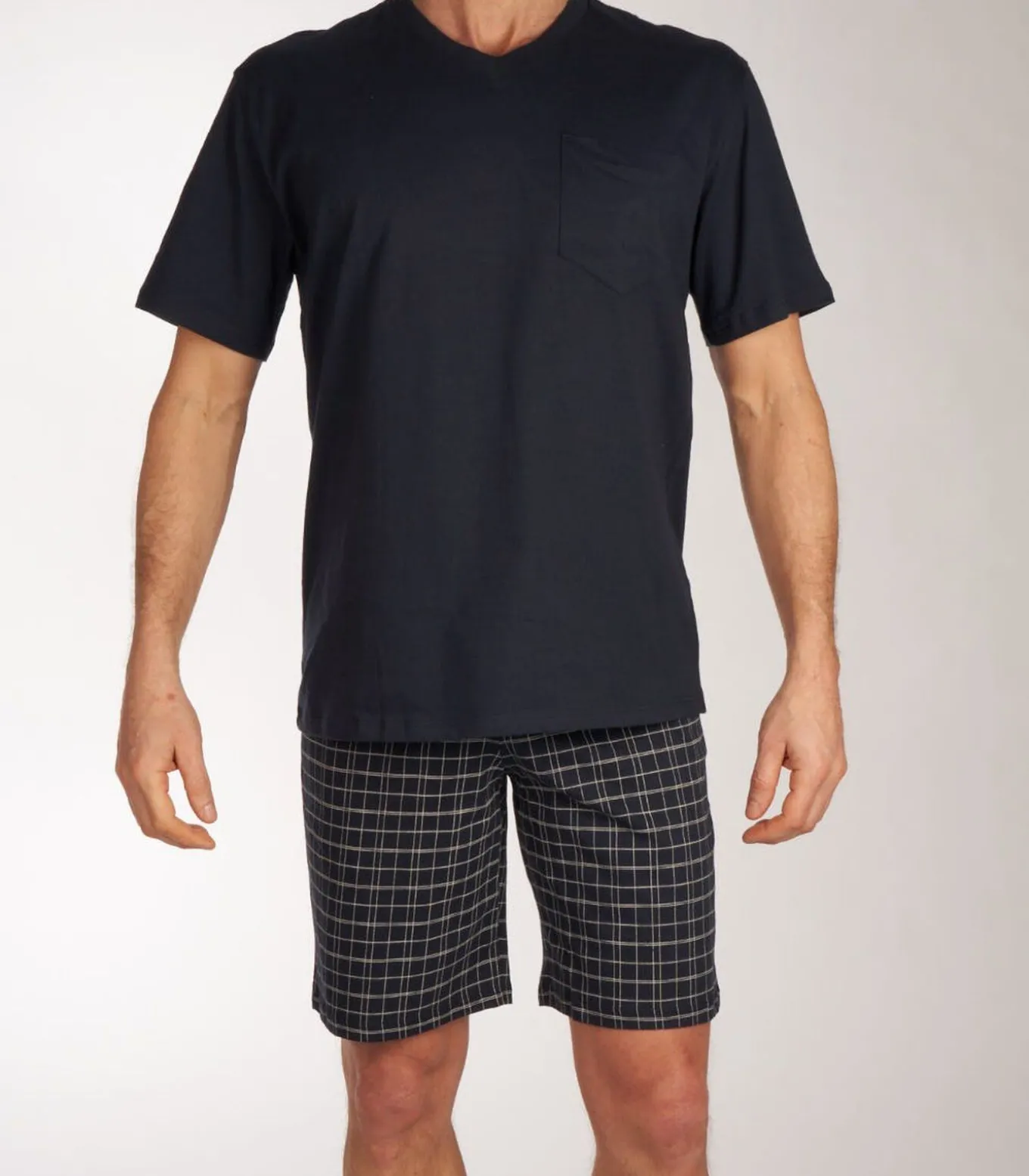 pyjama korte broek ebony blue
