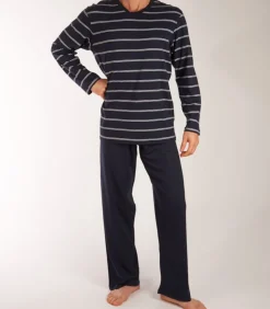pyjama lange broek dark blue