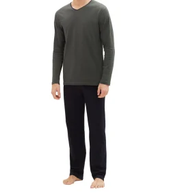pyjama lange broek nevada dark green