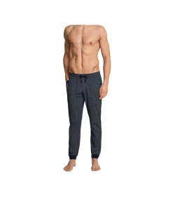 Pyjamabroek Donkerblauw-Melange