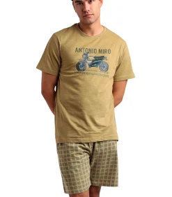 Pyjamashort t-shirt Caferacer Antonio Miro