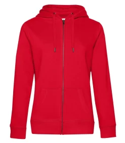 QUEEN - Hoodie Met Volledige Ritssluiting - Rood