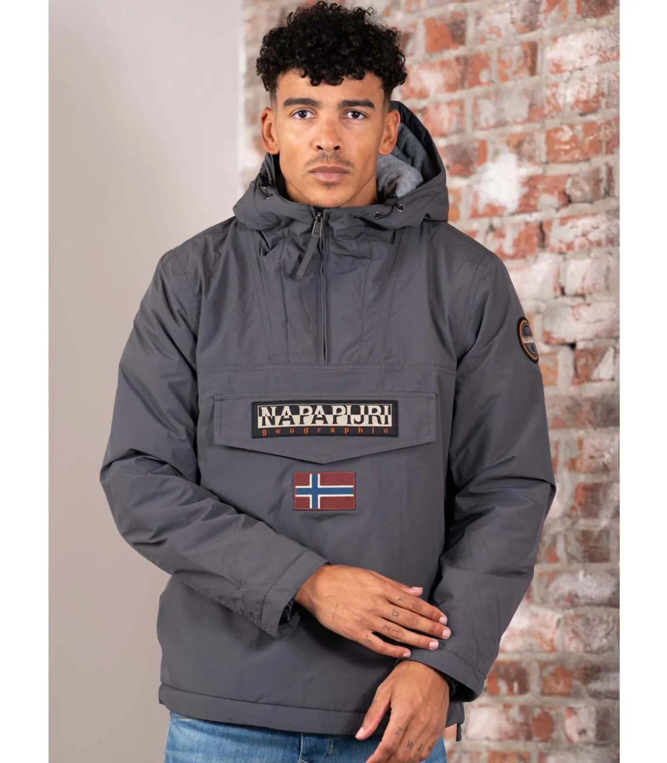 Rainforest winter - dark grey solid