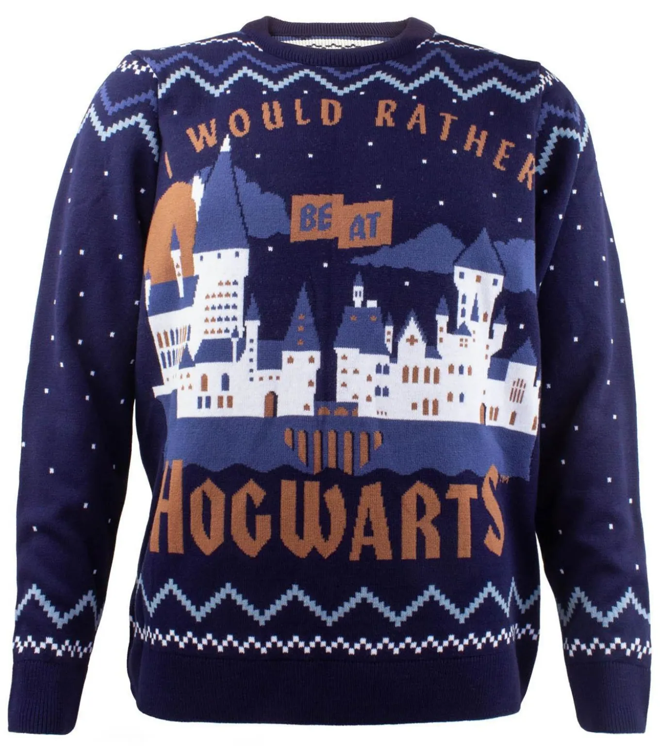 RATHER BE AT HOGWARTS - Trui - Marineblauw