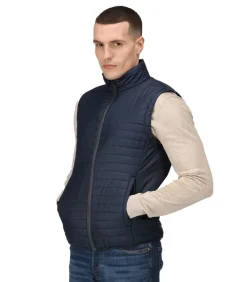 RECYCLED - Body Warmer - Marineblauw