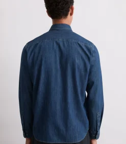 Regular denim overhemd